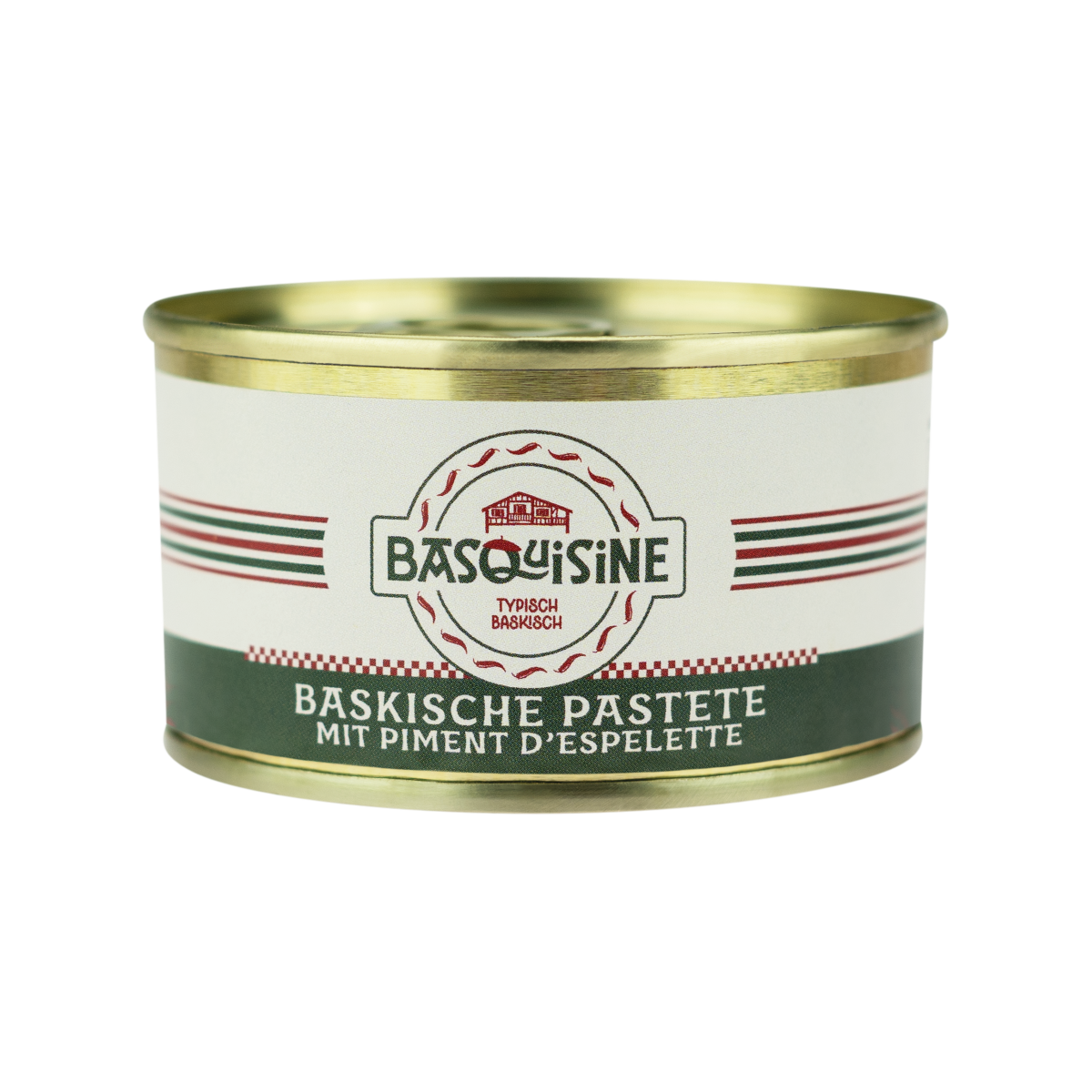 Baskische Pastete mit Piment d‘Espelette 125g Dose