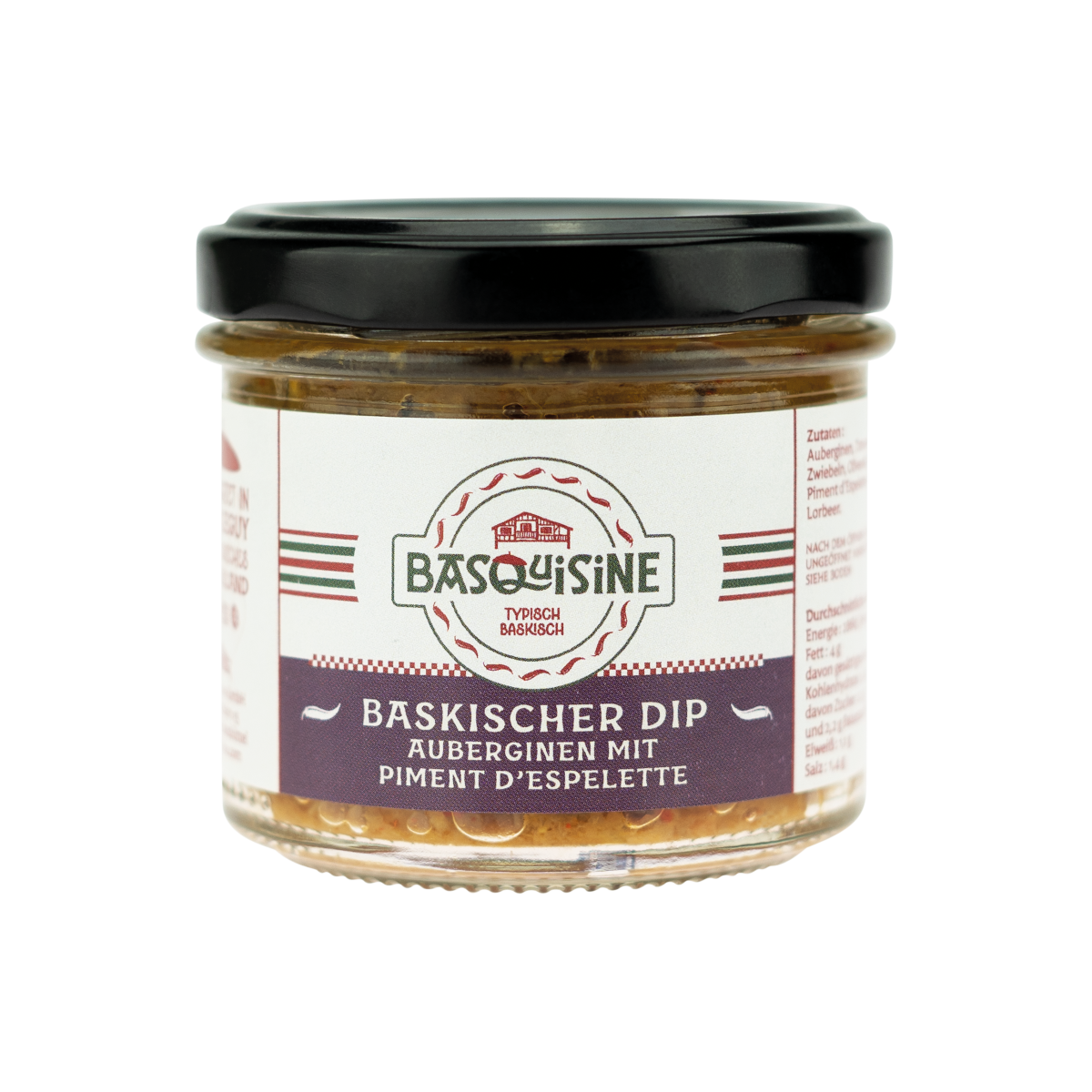 Baskischer Dip - Auberginen mit Piment d’Espelette 100g Glas