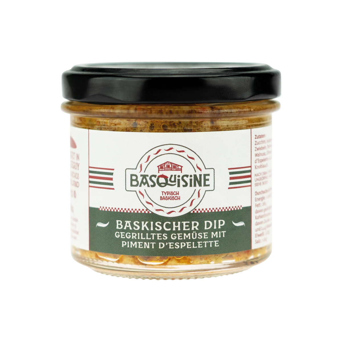 Baskischer Dip – Gegrilltes Gemüse mit Piment d’Espelette 100g Glas