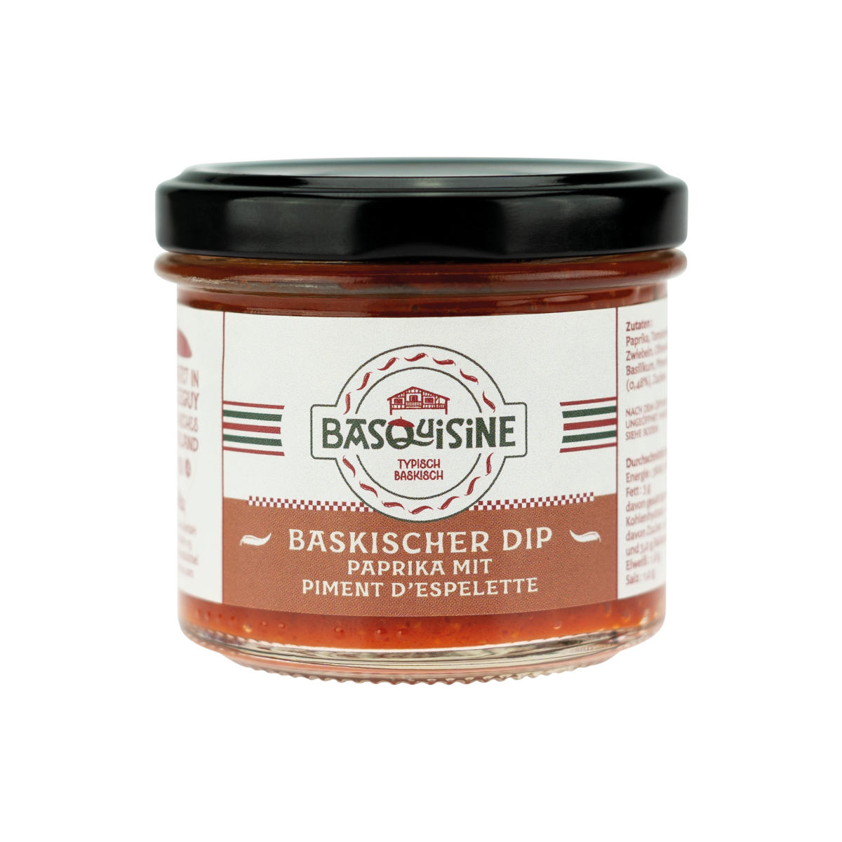 Baskischer Dip – Paprika mit Piment d’Espelette 100g Glas