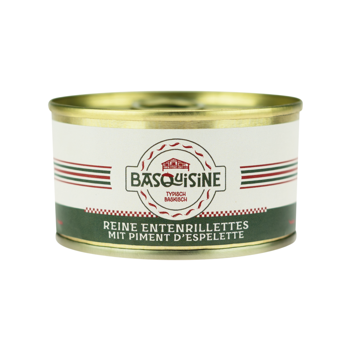 Reine Entenrillettes mit Piment d‘Espelette 125g Dose